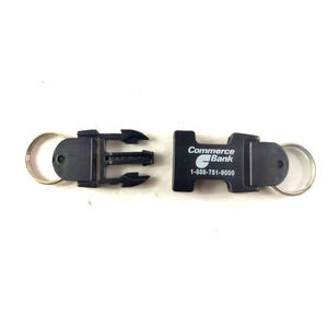 Commerce Bank Break Away Keychain Seat Belt